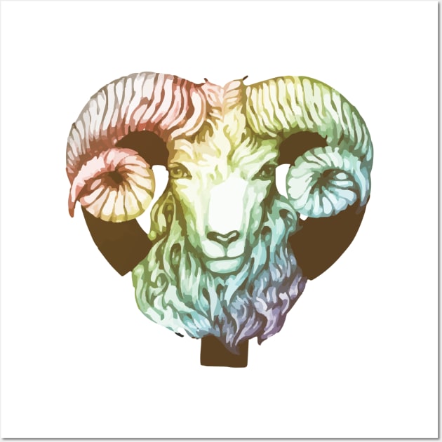 Aries Zodiac Symbol , Aries Astrology Sign, Horoscope Aries Wall Art by Utopia Shop